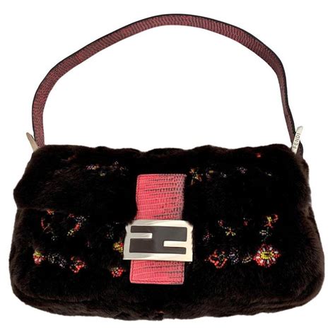 fendi fur wrist bag|old style fendi bags.